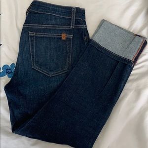 Joes Jeans- Maven cuffed crop dark wash